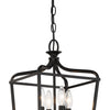 Minka Lavery Laurel Estate Four Light Foyer/Semi Flush in Coal