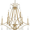 Minka Lavery Laurel Estate Nine Light Chandelier in Brio Gold