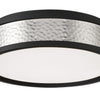 Minka Lavery LED Flush Mount in Coal with Brushed Nickell