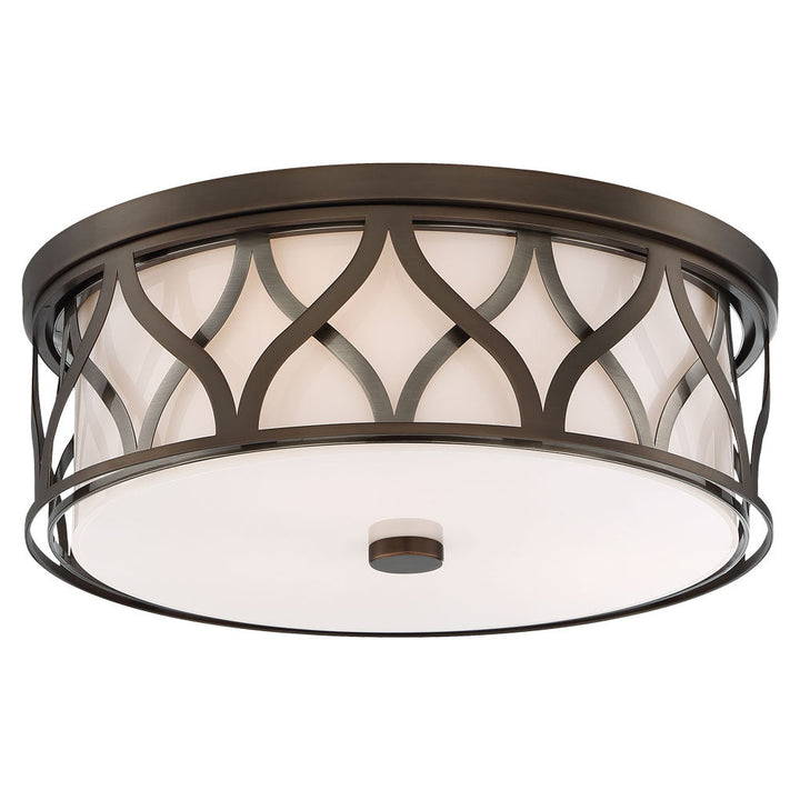 Minka Lavery LED Flush Mount in Harvard Court Bronze