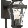 Minka Lavery Libre One Light Outdoor Wall Lamp in Coal
