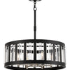 Minka Lavery Majestic Splendor Six Light Pendant in Sand Coal And Polished Nickel