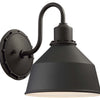 Minka Lavery Mantiel One Light Outdoor Wall Mount in Coal