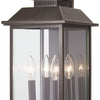 Minka Lavery Miners Loft Four Light Outdoor Wall Mount in Oil Rubbed Bronze with Gold Highlights