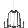 Minka Lavery Muncie Five Light Chandelier in Coal