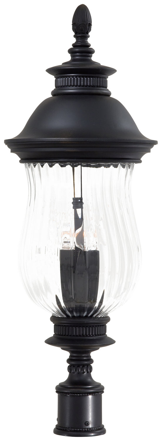 Minka Lavery Newport Four Light Post Mount in Heritage