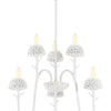 Minka Lavery North Fork Six Light Pendant in Sand White