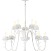Minka Lavery North Fork Ten Light Chandelier in Sand White
