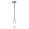 Minka Lavery One Light Mini Pendant in Brushed Nickel