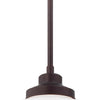 Minka Lavery One Light Pendant in Brushed Bronze