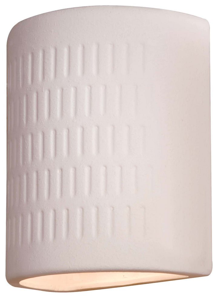 Minka Lavery One Light Wall Sconce in White Ceramic