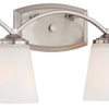 Minka Lavery Overland Park Four Light Bath in Brushed Nickel