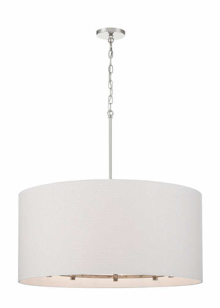 Minka Lavery Palmetto Eight Light Pendant in Polished Nickel