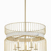 Minka Lavery Park Slope Five Light Pendant in Nouveau Gold