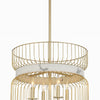 Minka Lavery Park Slope Four Light Pendant in Nouveau Gold