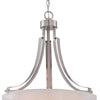 Minka Lavery Parsons Studio Three Light Pendant in Brushed Nickel