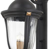 Minka Lavery Peale Street Five Light Outdoor Wall Mount in Sand Coal And Vermeil Gold