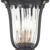 Minka Lavery Peale Street Four Light Outdoor Post Mount in Sand Coal And Vermeil Gold