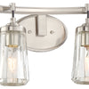 Minka Lavery Poleis Two Light Bath in Brushed Nickel