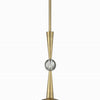 Minka Lavery Populuxe One Light Pendant in Oxidized Aged Brass
