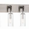 Minka Lavery Pullman Junction Four Light Bath in Coal with Brushed Nickel