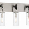 Minka Lavery Pullman Junction Three Light Bath in Coal with Brushed Nickel