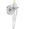 Minka Lavery Regal Terrace One Light Wall Sconce in Polished Nickel