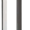 Minka Lavery Rocketa LED Outdoor Wall Mount in Artisan Coal with Silver Accents