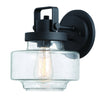 Minka Lavery Rosecrans One Light Outddor Wall Mount in Coal