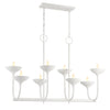 Minka Lavery Ryton Eight Light Island Pendant in Plaster White