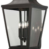 Minka Lavery Savannah Four Light Outdoor Wall Mount in Sand Coal