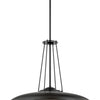 Minka Lavery Schooner Ridge One Light Mini Pendant in Coal