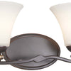 Minka Lavery Shadowglen Two Light Bath in Lathan Bronze with Gold Highlightsi