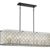 Minka Lavery Sheer Elegance Ten Light Island Pendant in Coal