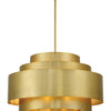 Minka Lavery Spyglass Terrace Five Light Pendant in Soft Brass