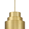 Minka Lavery Spyglass Terrace Three Light Pendant in Soft Brass