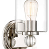 Minka Lavery Studio 5 One Light Bath in Polished Nickel