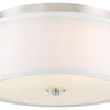 Minka Lavery Studio 5 Three Light Flush Mount in Polished Nickel