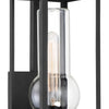 Minka Lavery Sullivans Landing One Light Outdoor Wall Mount in Sand Coal
