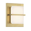 Minka Lavery Tarnos LED Wall Sconce in Soft Brass