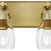 Minka Lavery Tiberia Four Light Bath Bar in Soft Brass