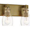 Minka Lavery Tiberia Two Light Bath Bar in Soft Brass