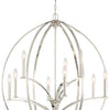 Minka Lavery Tilbury Nine Light Chandelier in Polished Nickel