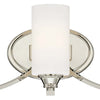 Minka Lavery Tilbury Three Light Bath in Polished Nickel