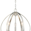 Minka Lavery Tilbury Three Light Pendant in Polished Nickel