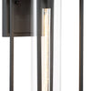 Minka Lavery Trescott One Light Outdoor Wall Mount in Coal