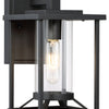 Minka Lavery Trescott One Light Outdoor Wall Mount in Coal