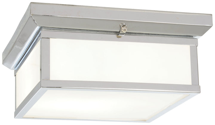 Minka Lavery Two Light Flush Mount in Chrome