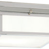 Minka Lavery Two Light Flush Mount in Chrome
