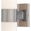 Minka Lavery Two Light Wall Sconce in Brushed Nickel
